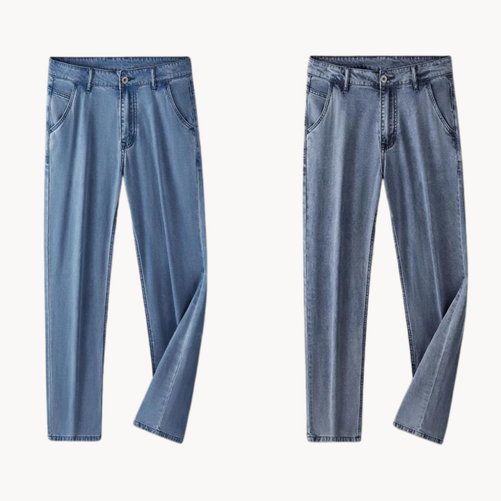 Herre denim jeans i klassisk pasform