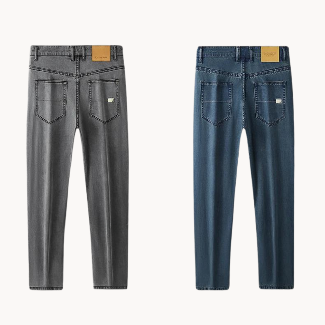 Herre denim jeans i klassisk pasform