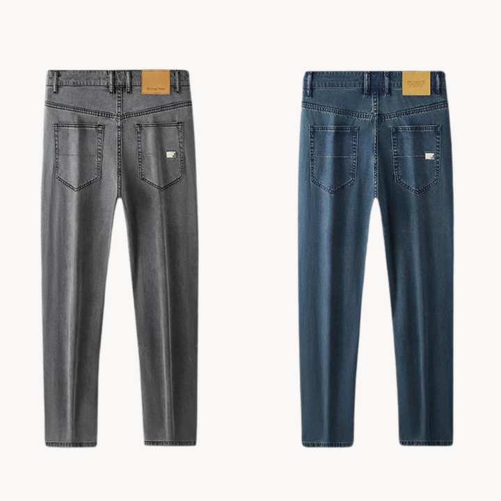 Herre denim jeans i klassisk pasform