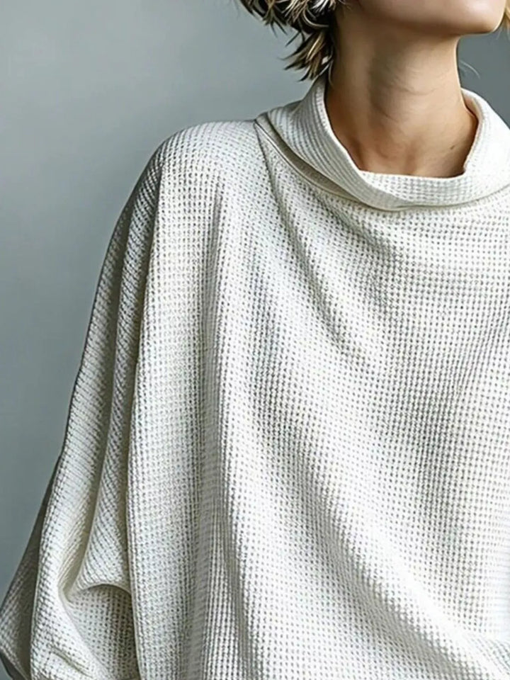 Textured Top with Mock Neck for Men