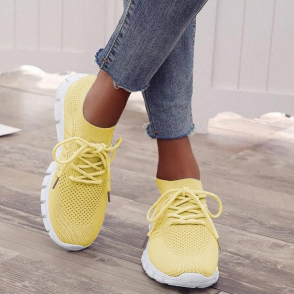 Letvægts Net Sneakers Til Dame