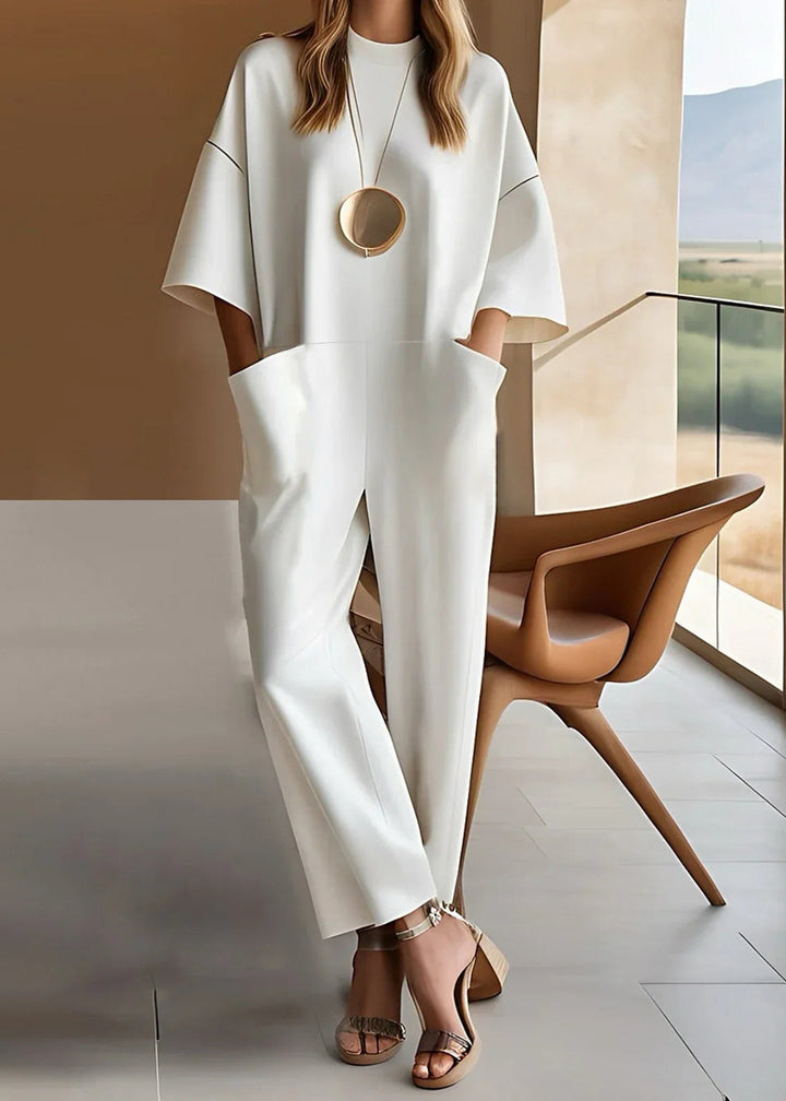 Short-Sleeved Jumpsuit for Women