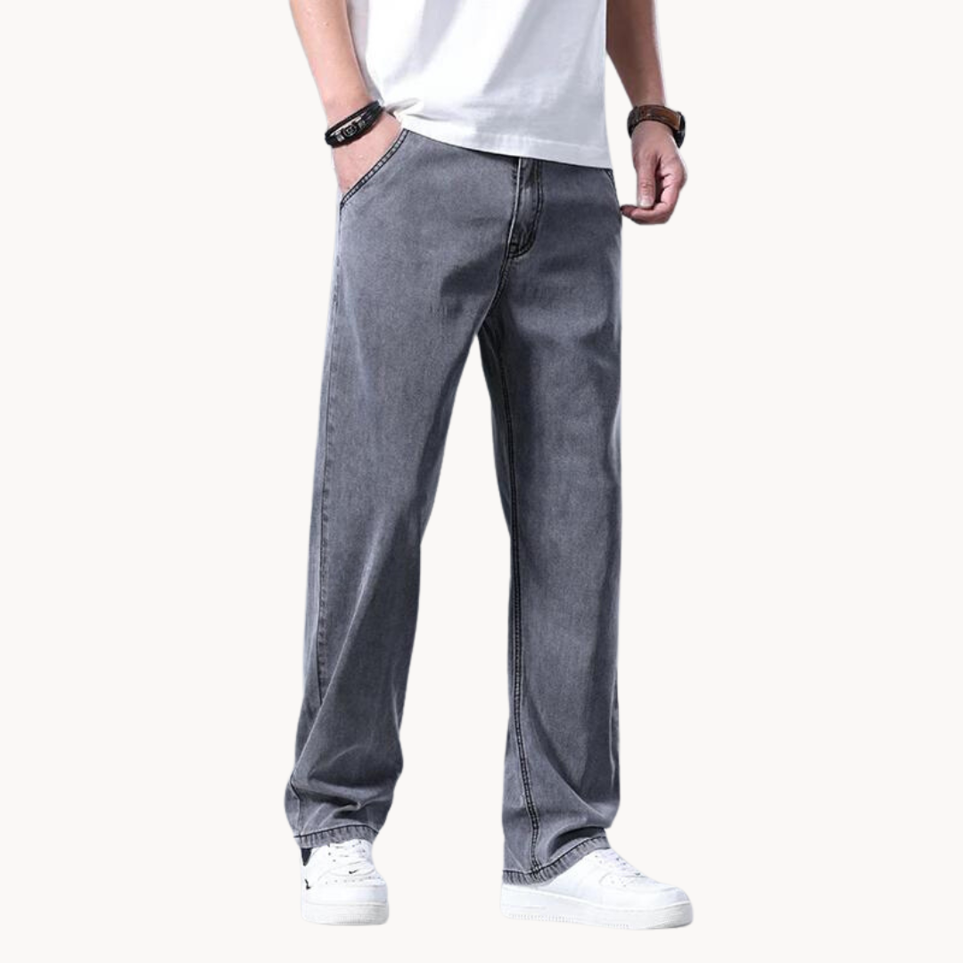 Herre denim jeans i klassisk pasform