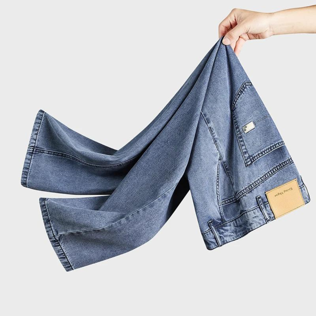 Herre denim jeans i klassisk pasform