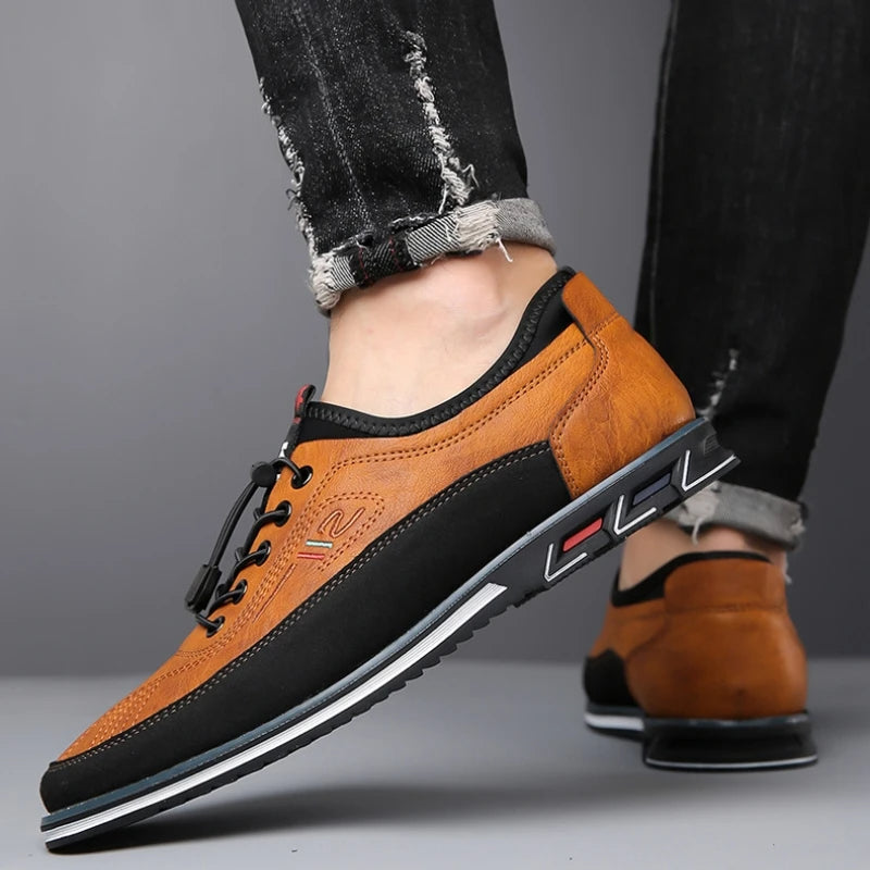 Lightweight casual shoes with laces