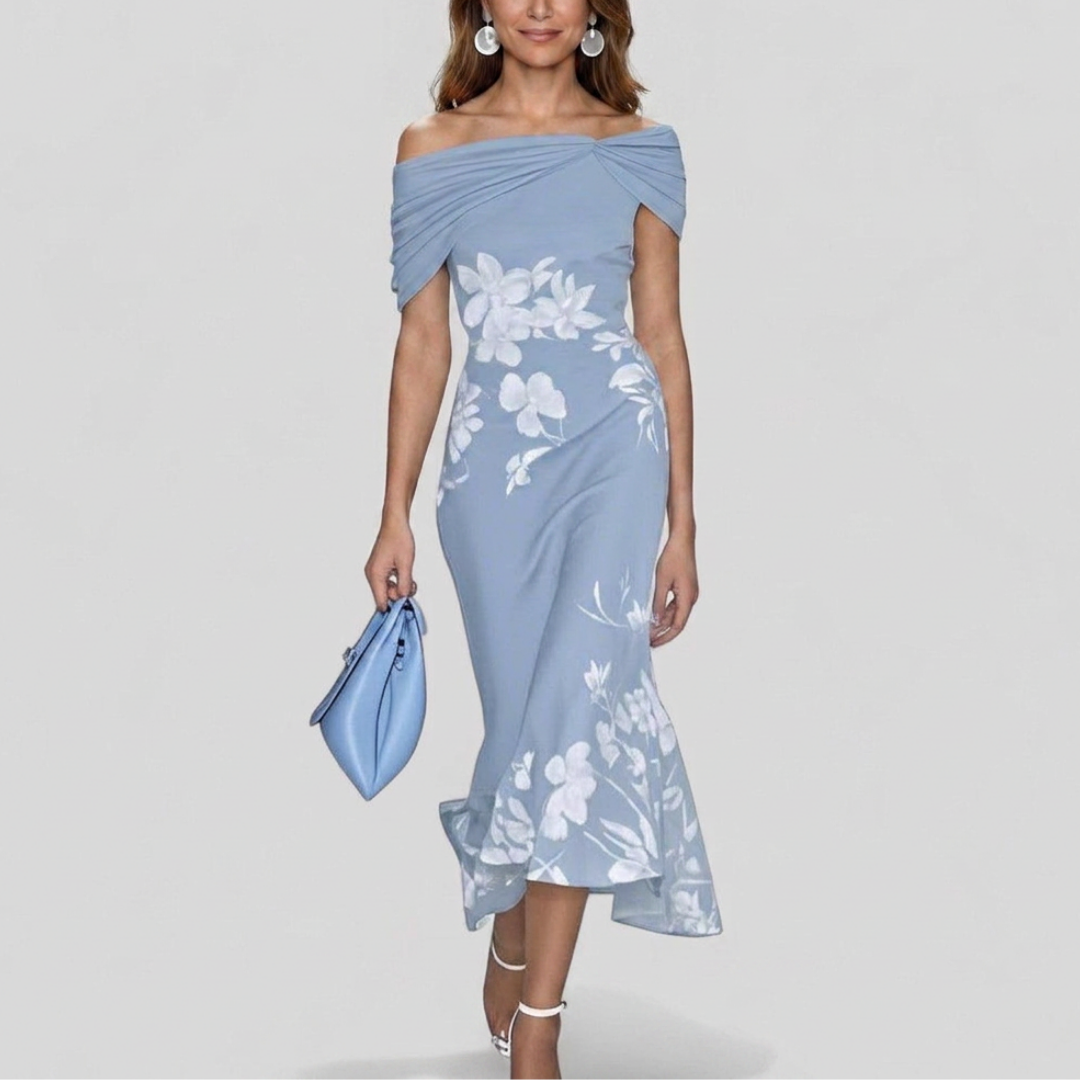 Elegant midi dress for women
