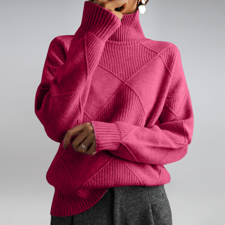 Women's Turtleneck Knit Sweater