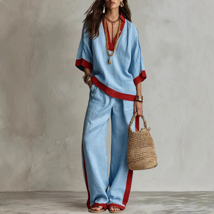 Breathable Two-Piece Set for Women