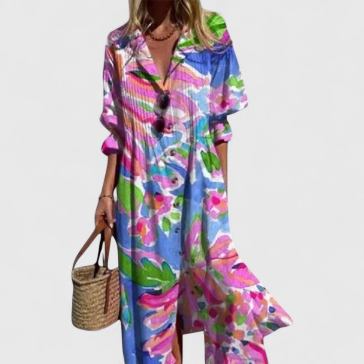 Elegant boho-kjole til damer