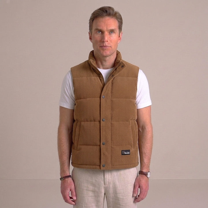 Herre fyldt vest i cord