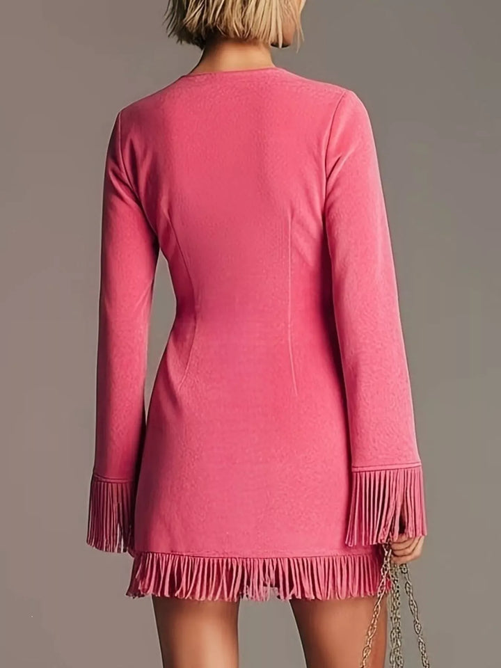 Women's Fringe Mini Dress