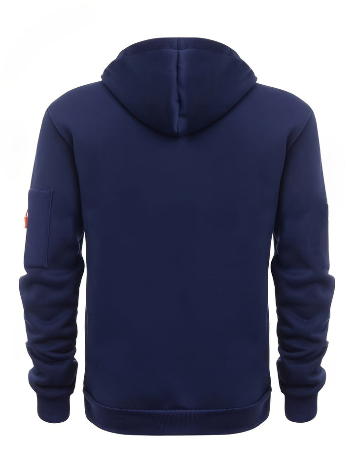 Men's zip-up hoodie