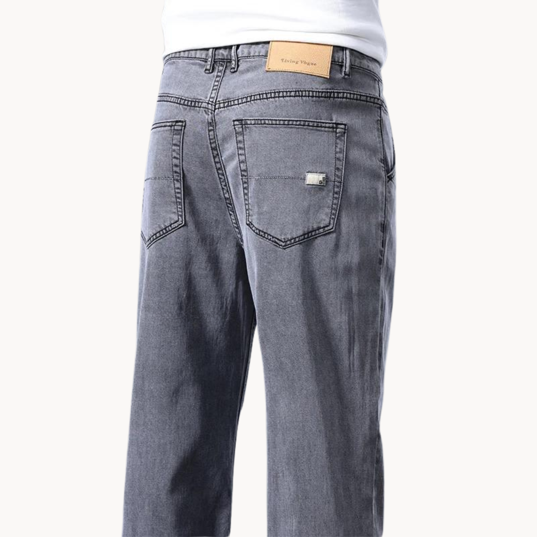 Herre denim jeans i klassisk pasform