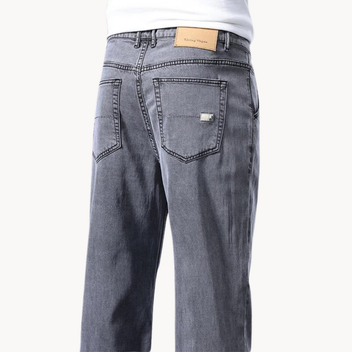 Herre denim jeans i klassisk pasform