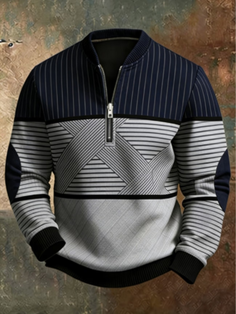 Half-Zip Sweater til Herrer
