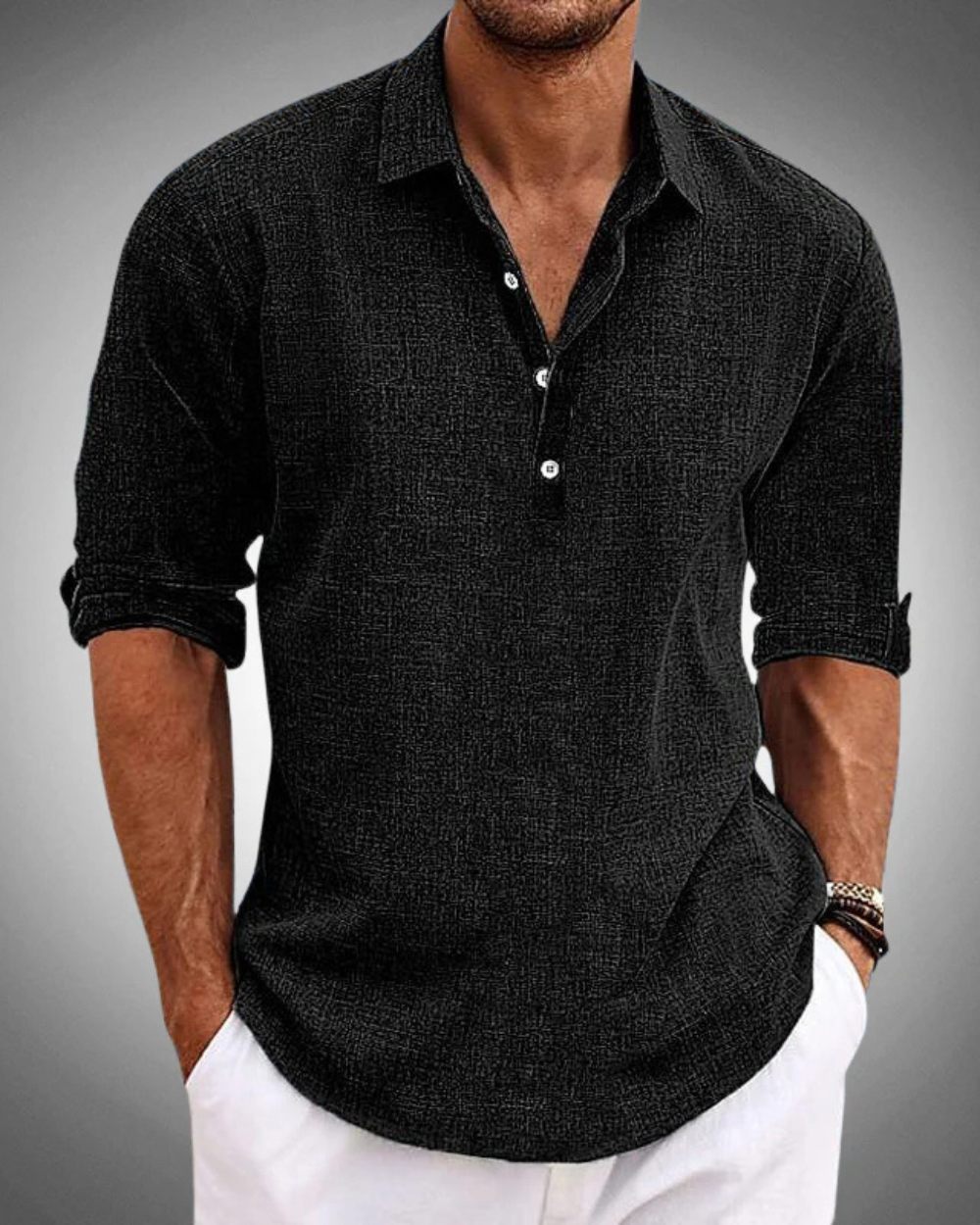 Classic Short-Sleeved Shirt for Men