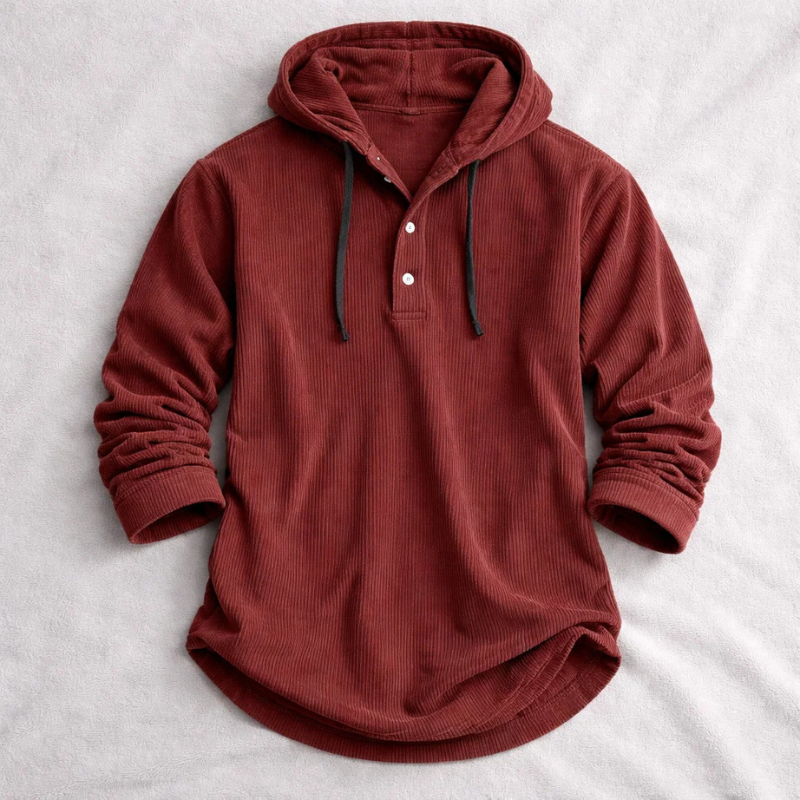 Men's velvet jacket with hood