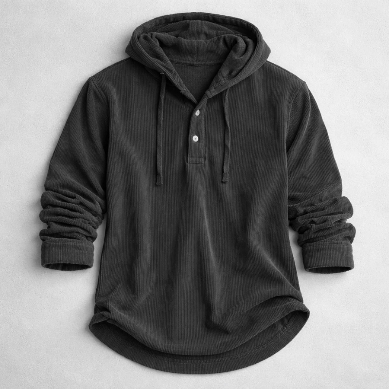 Men's velvet jacket with hood