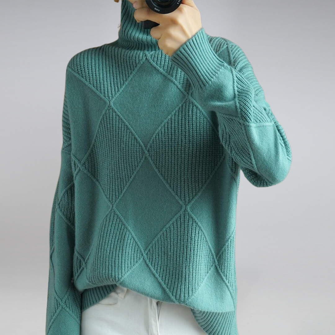 Women's Turtleneck Knit Sweater