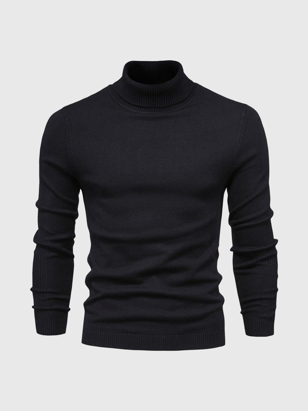 Slim Fit Rullekrave Trøje Herre