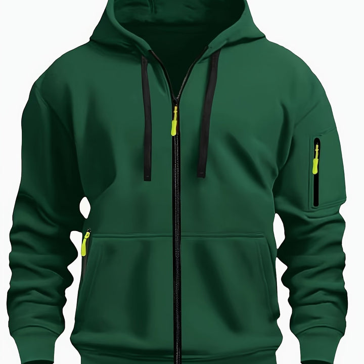 Men's zip-up hoodie