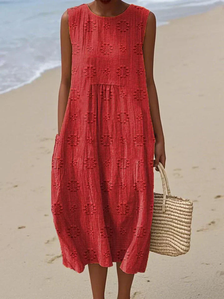 Sleeveless Dress with Pockets for Women