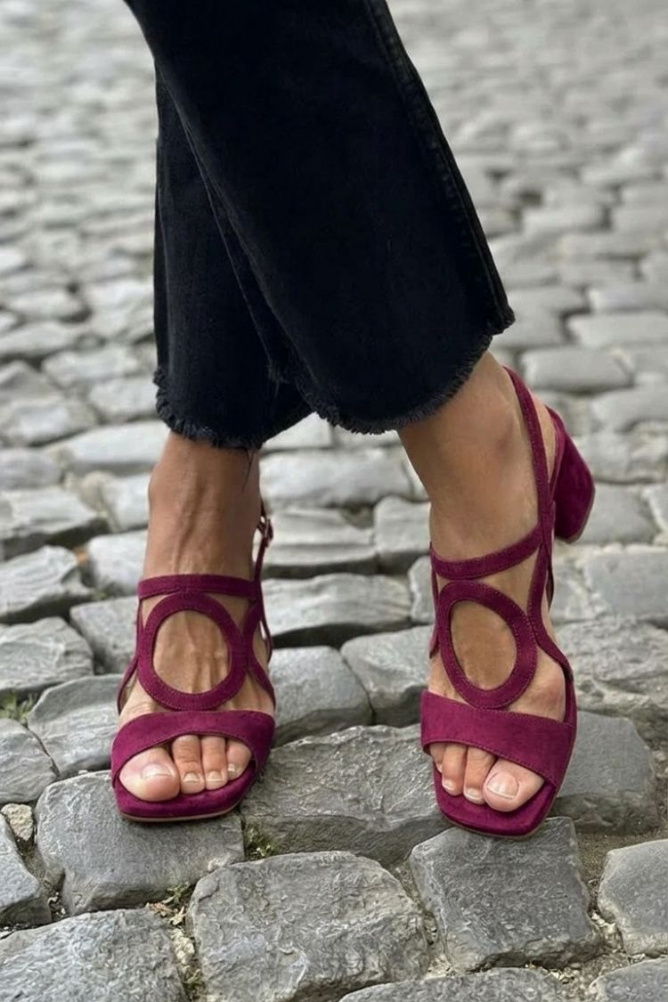 Colorful sandals for women