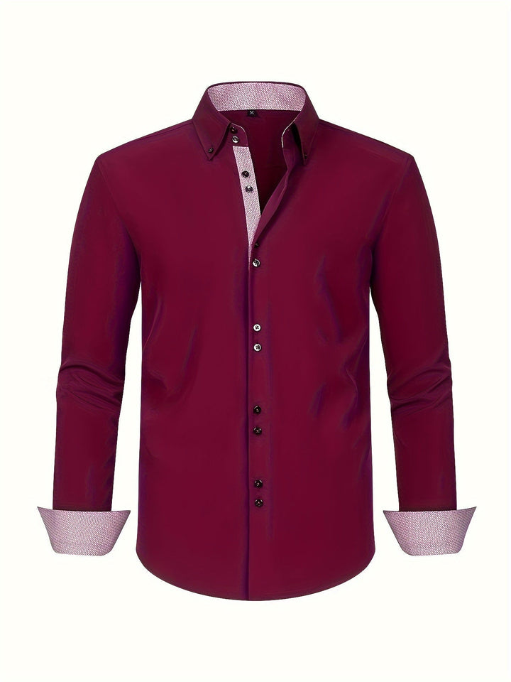 Men's Shirt With Long Sleeves
