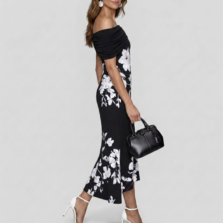 Elegant midi dress for women