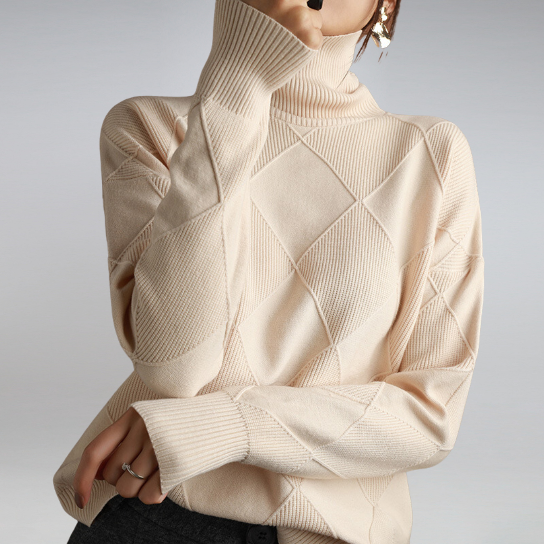 Women's Turtleneck Knit Sweater
