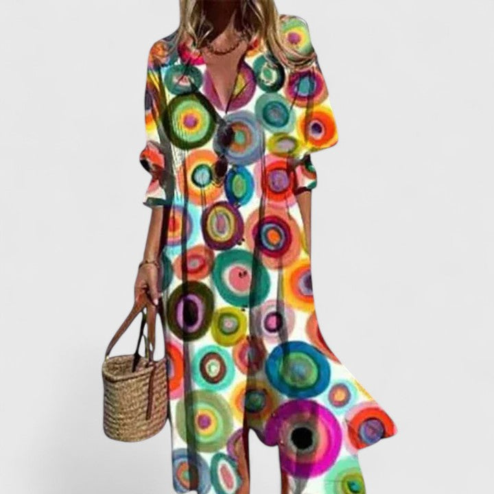 Elegant boho-kjole til damer