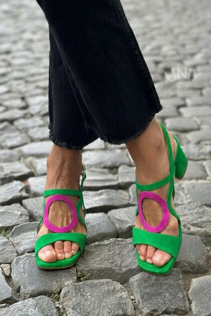 Colorful sandals for women