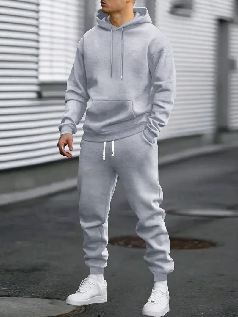 Herre Hættetrøje Og Joggers Sæt