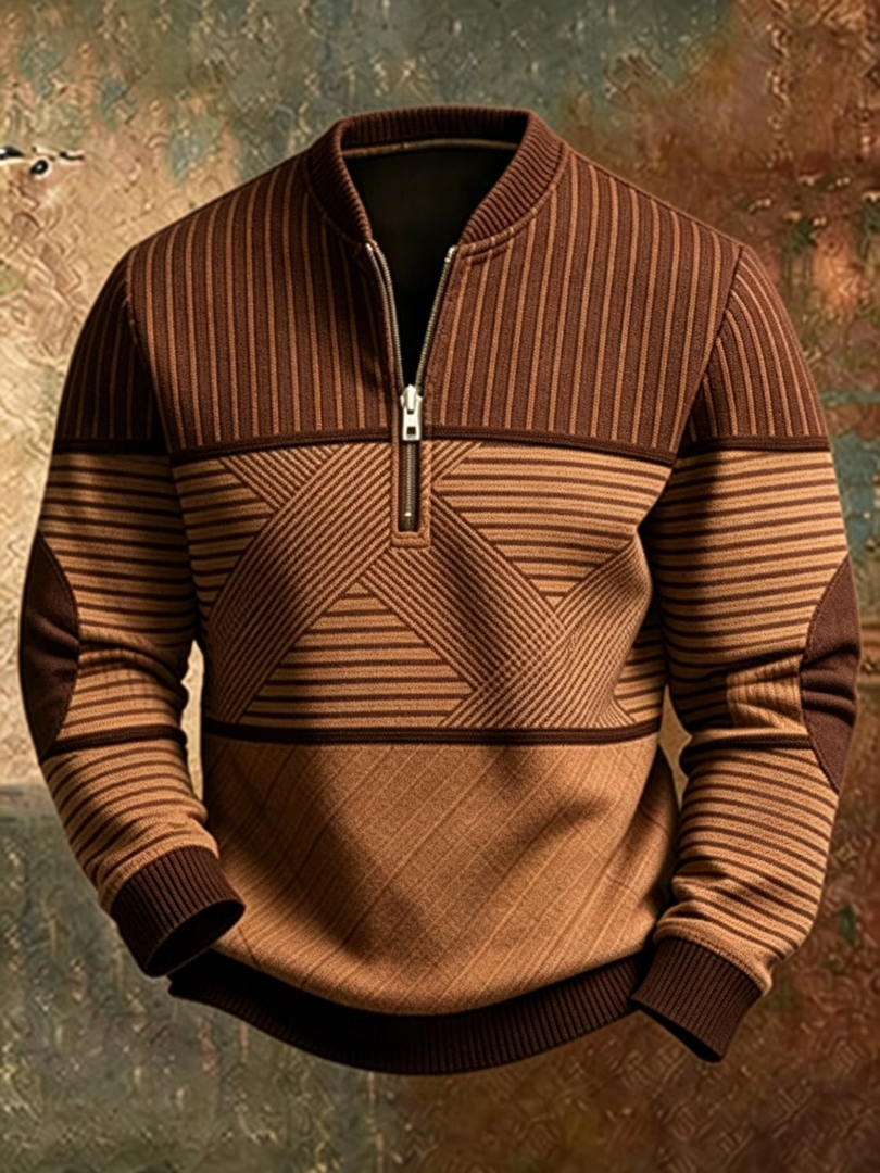 Half-Zip Sweater til Herrer