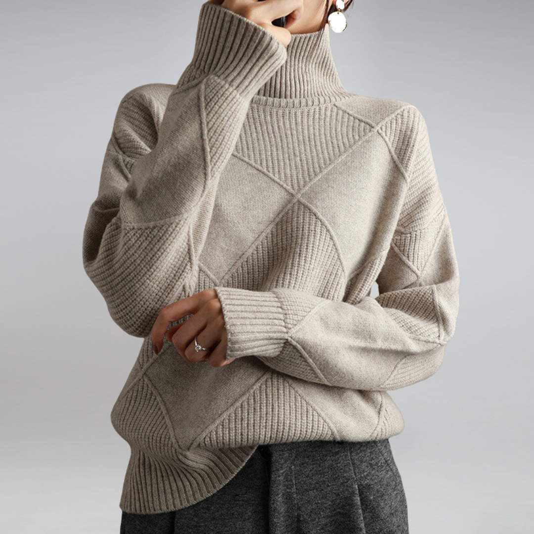 Women's Turtleneck Knit Sweater