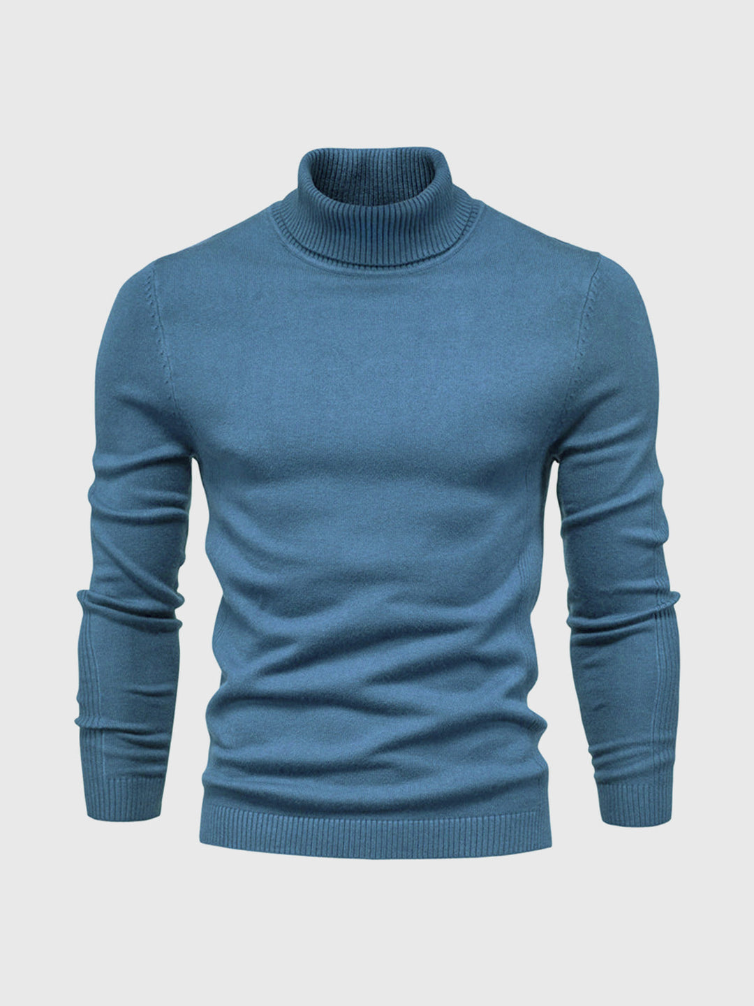 Slim Fit Rullekrave Trøje Herre