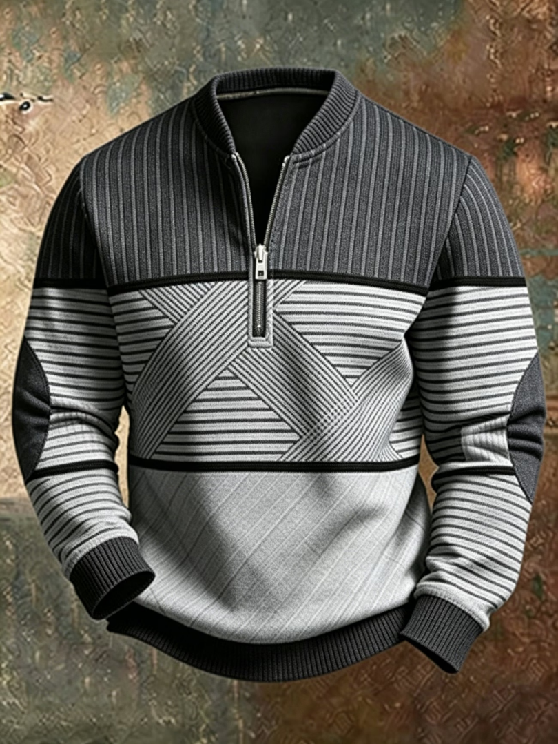 Half-Zip Sweater til Herrer