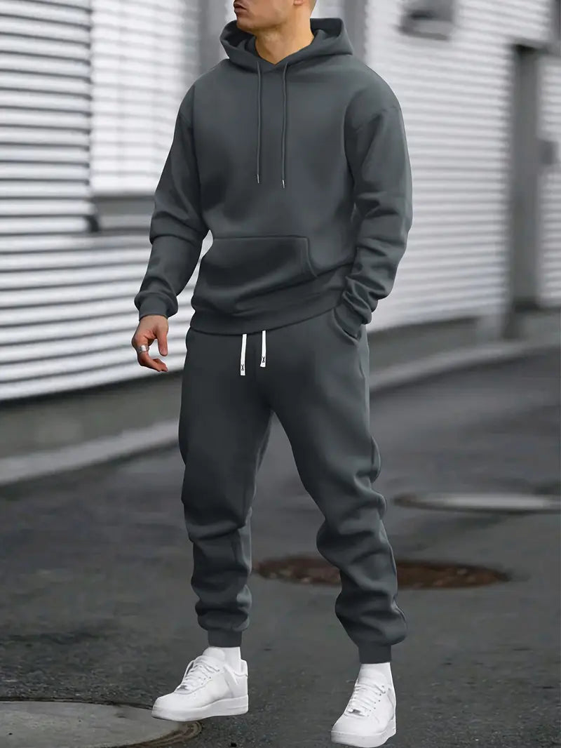Herre Hættetrøje Og Joggers Sæt