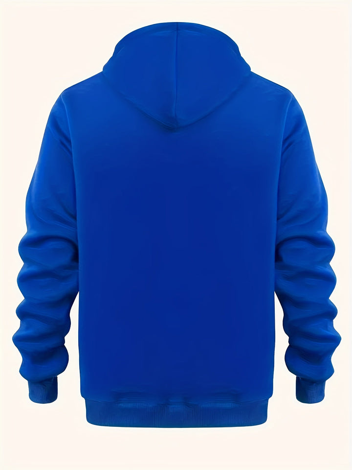 Men's zip-up hoodie