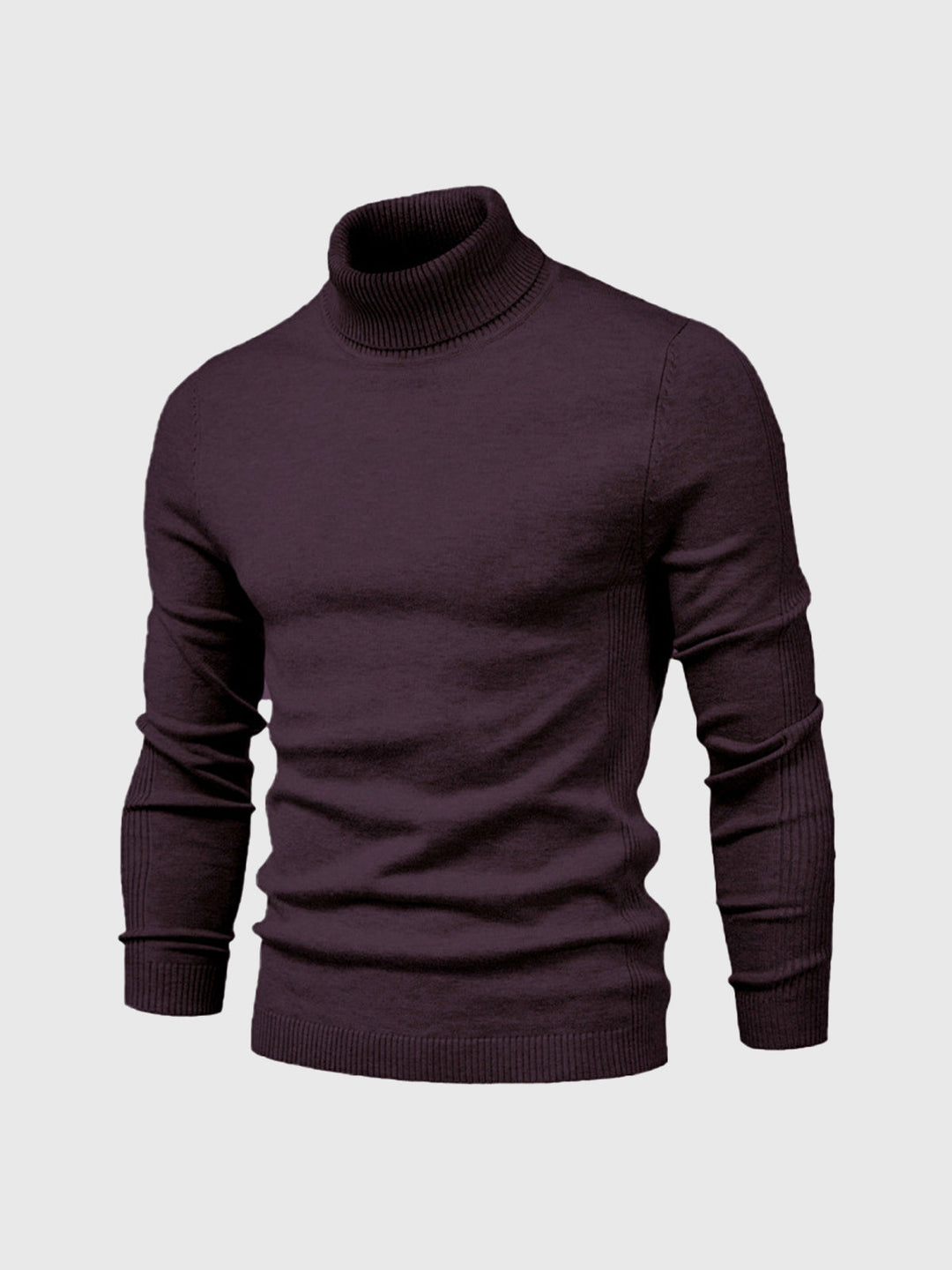 Slim Fit Rullekrave Trøje Herre