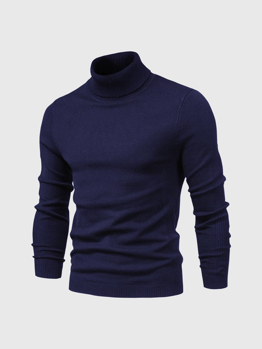 Slim Fit Rullekrave Trøje Herre