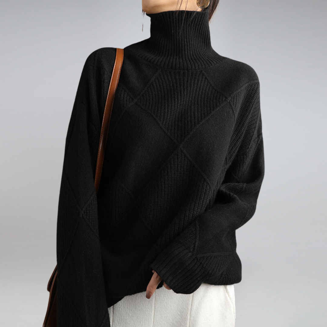 Women's Turtleneck Knit Sweater