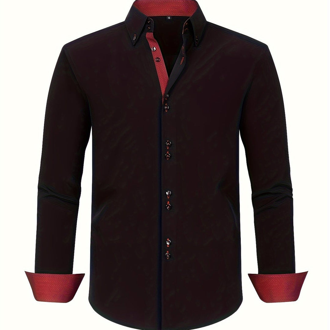 Men's Shirt With Long Sleeves