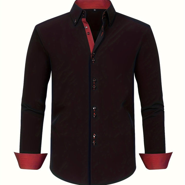 Men's Shirt With Long Sleeves