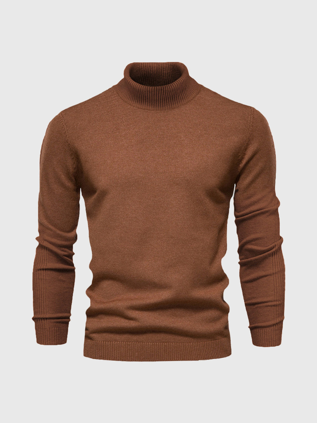 Slim Fit Rullekrave Trøje Herre