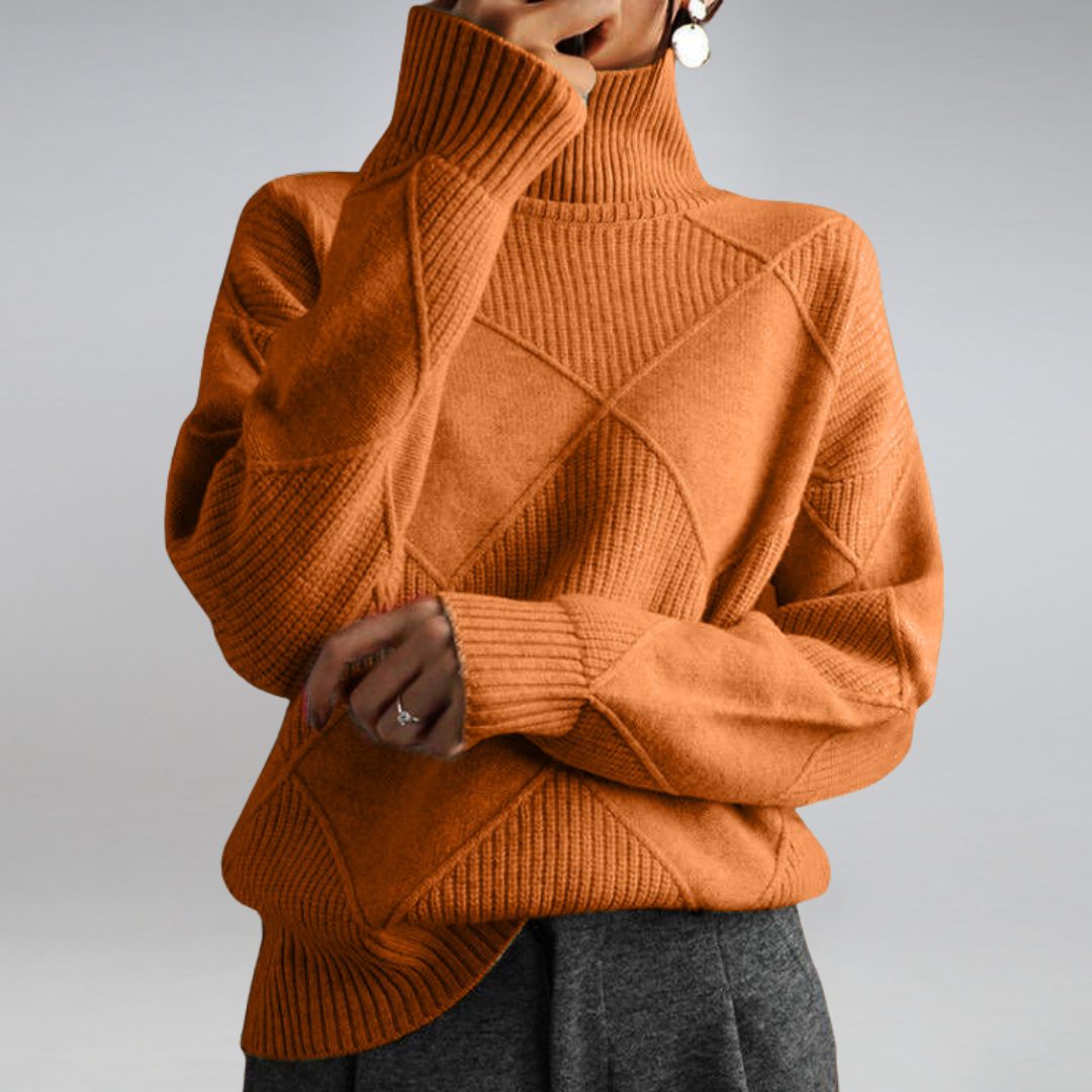 Women's Turtleneck Knit Sweater
