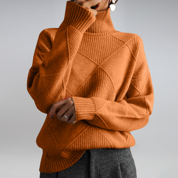 Women's Turtleneck Knit Sweater