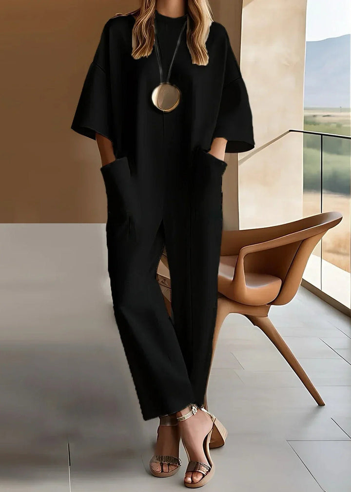 Short-Sleeved Jumpsuit for Women