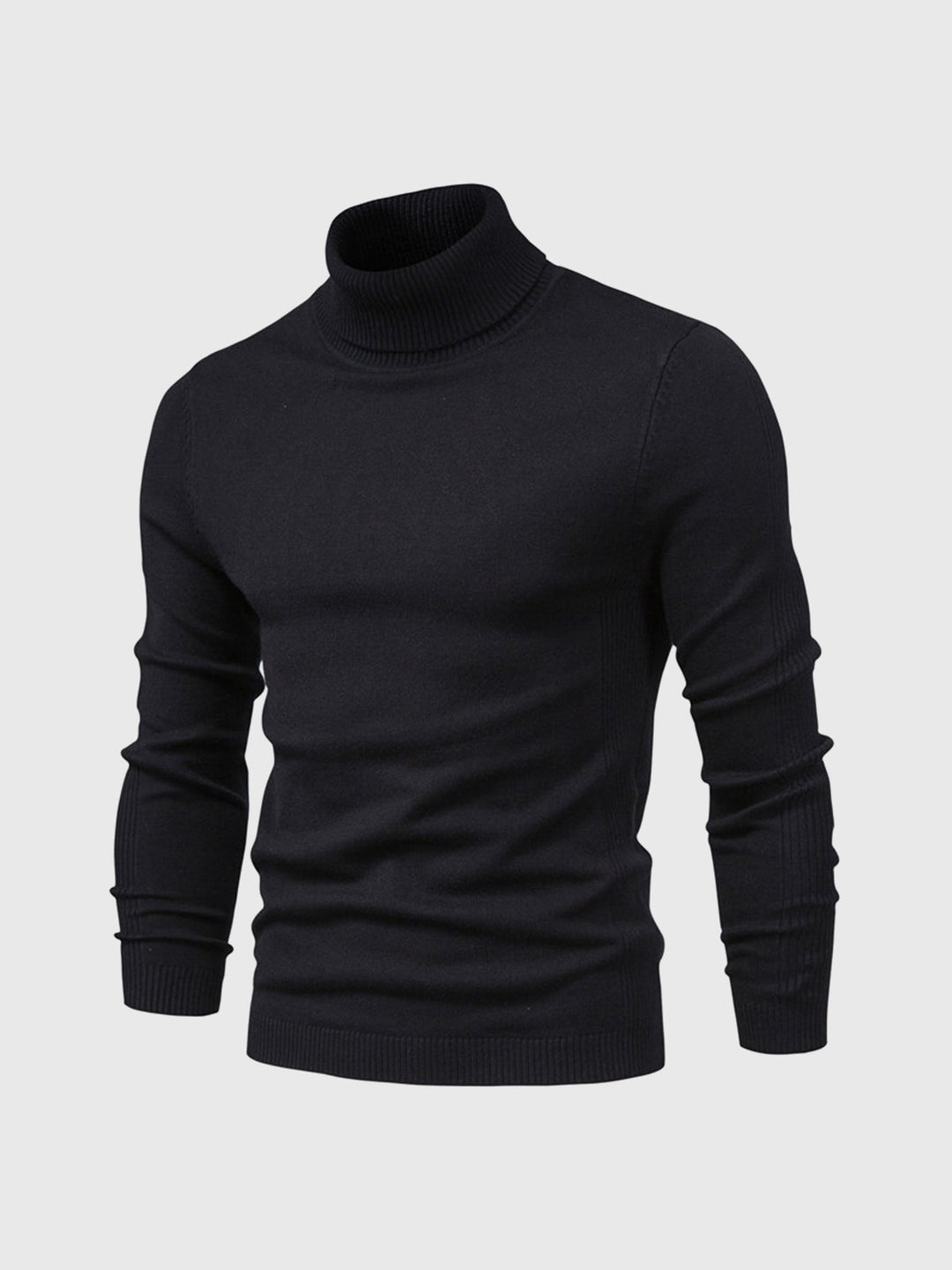 Slim Fit Rullekrave Trøje Herre