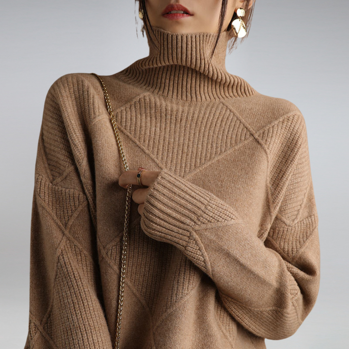 Women's Turtleneck Knit Sweater